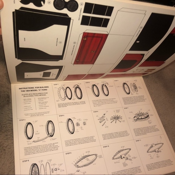 VTG 70s Ford 1904 Model C Cut Out Model Kit 1979 Canadian Heritage Products - Picture 5 of 12